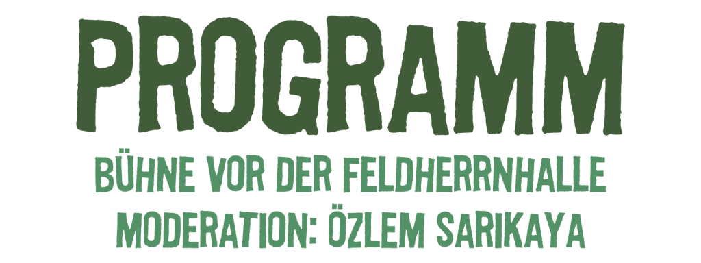 Programm Bühne vor der Feldherrnhalle